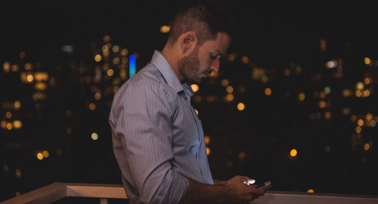 Man reflecting on major life decisions and emotional regret