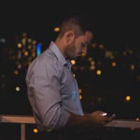 Man reflecting on major life decisions and emotional regret