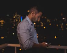 Man reflecting on major life decisions and emotional regret