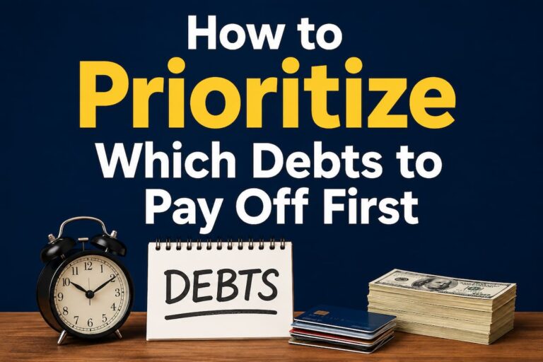 How to Prioritize Which Debts to Pay Off First