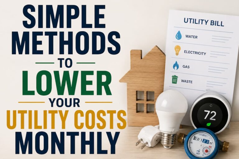 Simple Methods to Lower Your Utility Costs Monthly